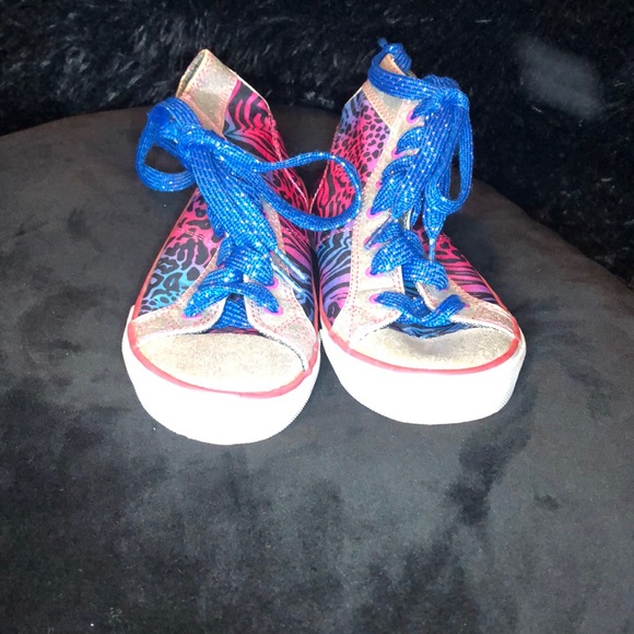 Colorful High Top Sneakers - Picture 2 of 2